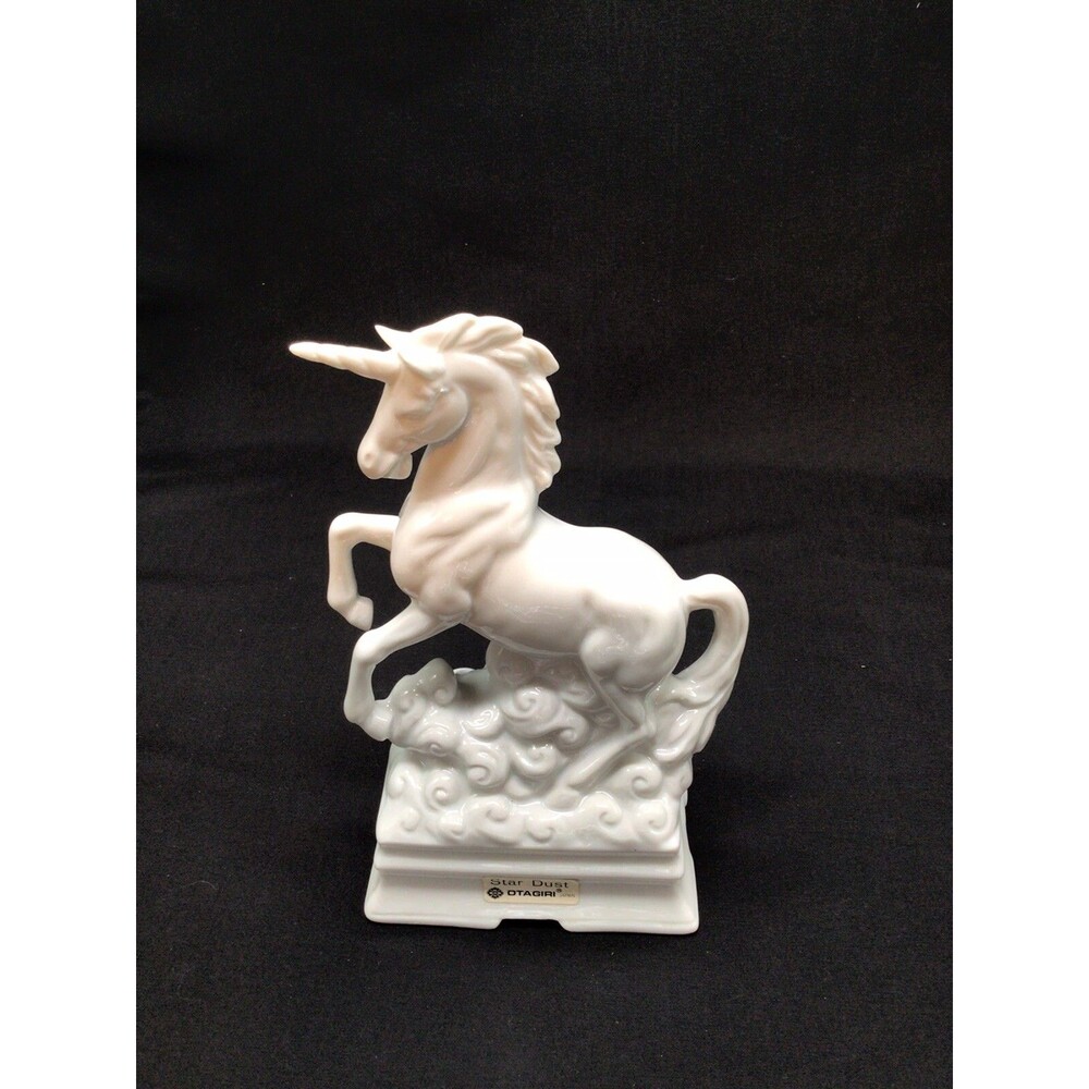 Vintage Otagiri Japan Unicorn Star Dust Musical Figurine